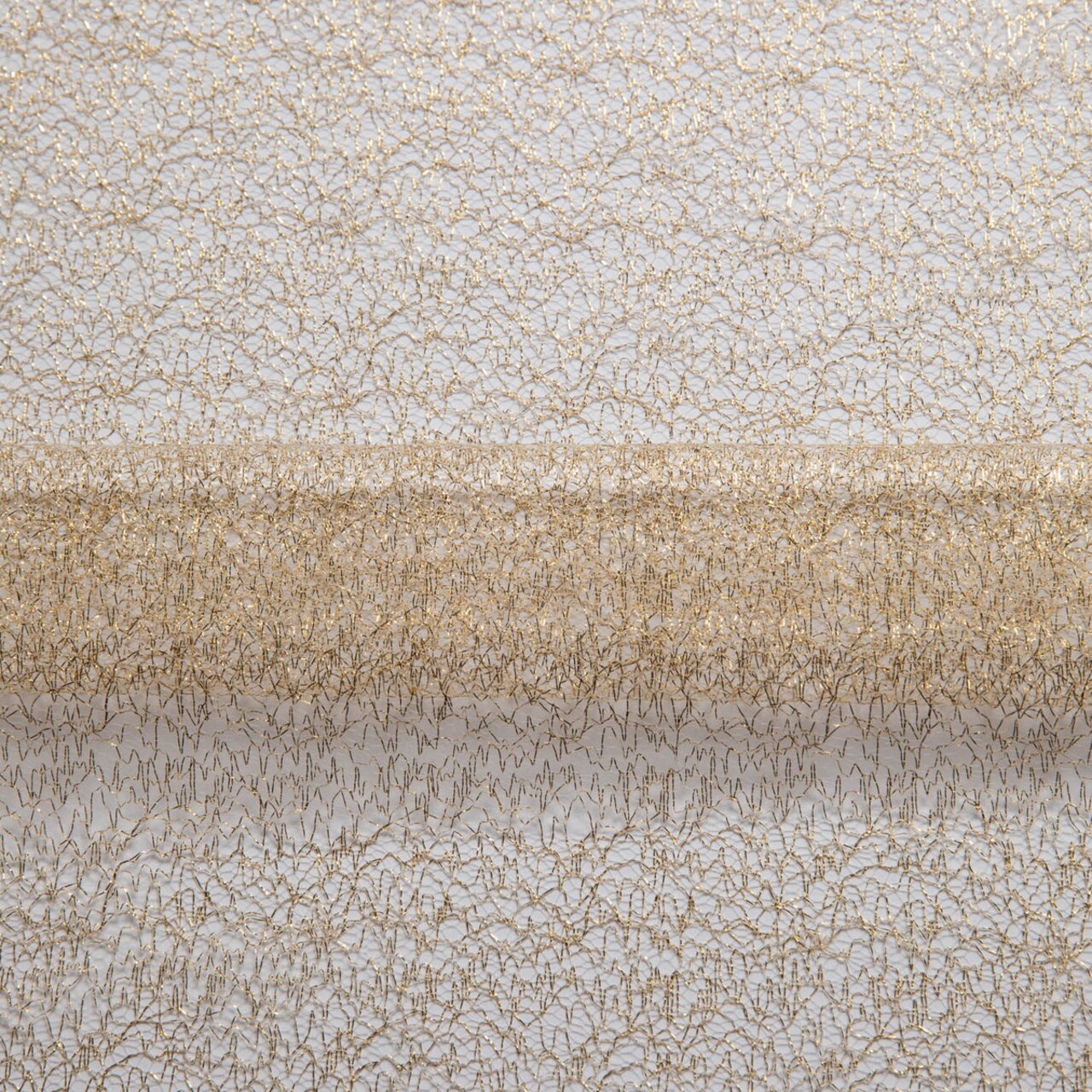 1 Yard Metallic Susumi Tulle Lace Fabric, 58/60″ Wide 100% Polyester